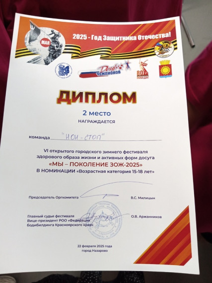 VI Зимний городской открытый фестиваль здорового образа жизни и активных форм досуга «Мы – поколение ЗОЖ-2025»,.